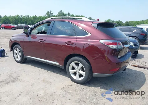 2013 Lexus Rx 350 z USA, uszkodzony, nr VIN 2T2BK1BA8DC196095